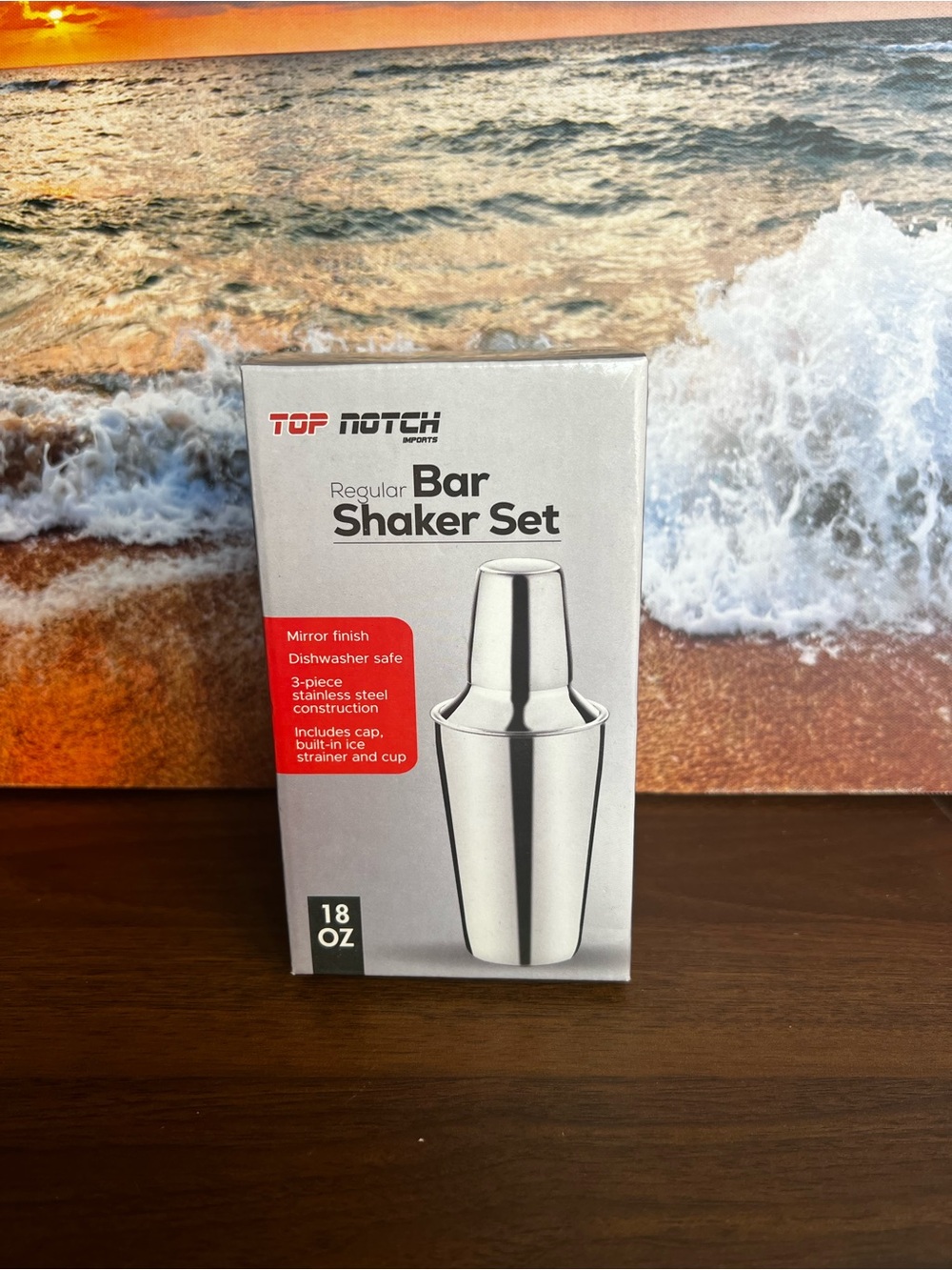 Regular Bar Shaker Set — Stainless Silver 18oz